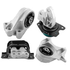 Set of 4 Motor & Trans Mounts for Chevy Equinox (2010–2017) & GMC Terrain (2010–2016) 2.4L