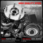 Front Right Loaded Wheel Bearing Knuckle Assembly for Toyota Camry (2012–2017)