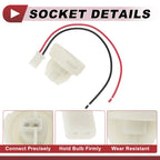 Set of 1 Turn Signal Light Socket Wiring for Volkswagen Golf (1999–2006) No. 1J0953123