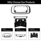 Chrome Tailgate Handle & Bezel Lock Set for Chevy Silverado GMC Sierra (1999-2007)