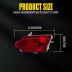 Right Rear Bumper Light Fog Lamp Reflector for Toyota RAV4 (2013–2015) TO1185107
