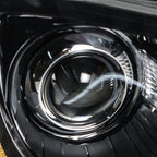 Headlight Set for Chrysler 300 (2011–2014) Black Housing Halogen