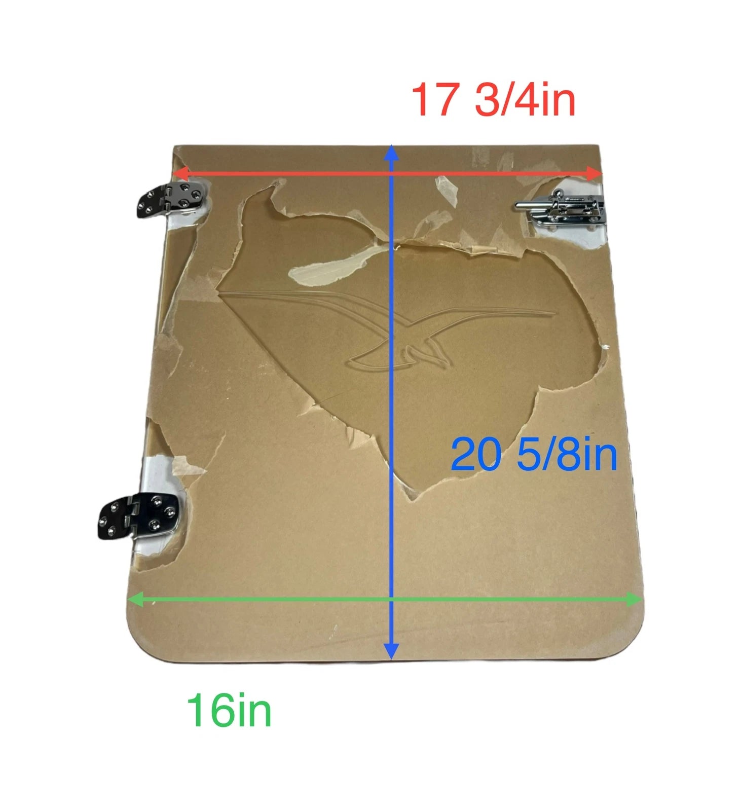 Acrylic Clear Transom Door for Pro Line Boat (20 5/8in x 17 3/4in)
