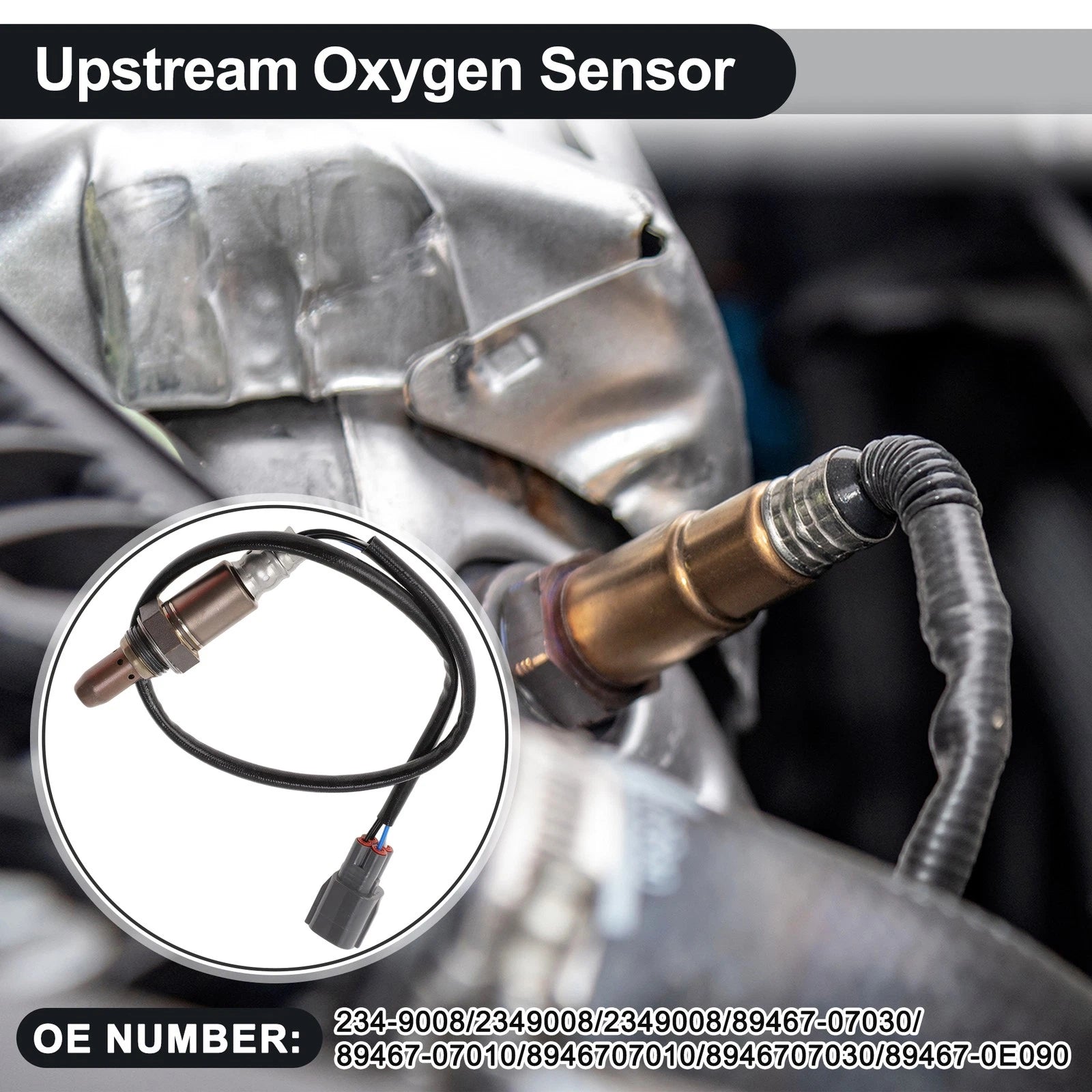 Upstream Oxygen Sensor for Toyota Matrix Corolla 2.4L L4 (2009–2013) 234-9008