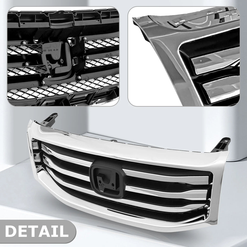 Front Bumper Upper Grille for Honda Pilot (2012-2015)