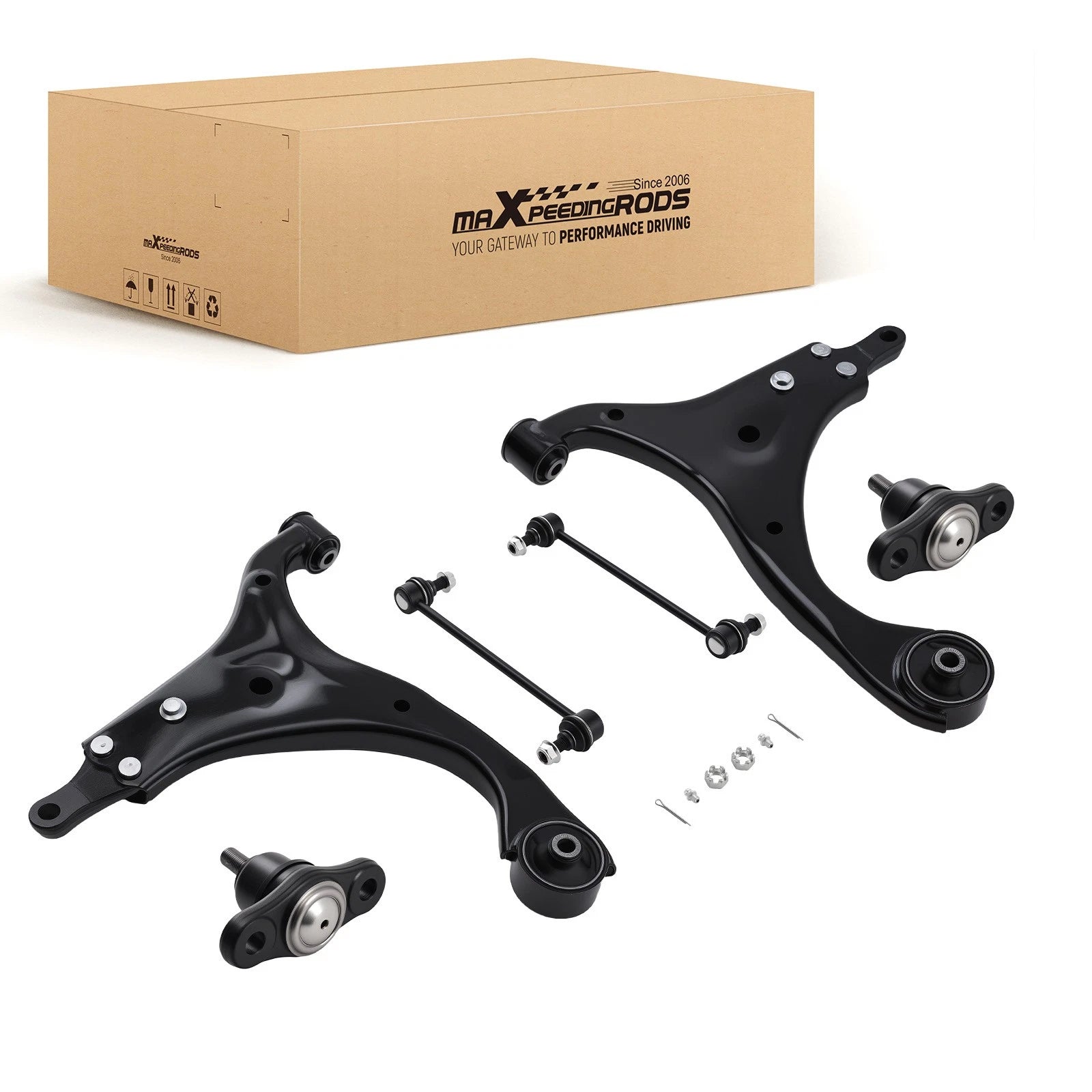 Front Lower Control Arm w/Ball Joint Sway Bar for Hyundai Elantra (2009–2012)