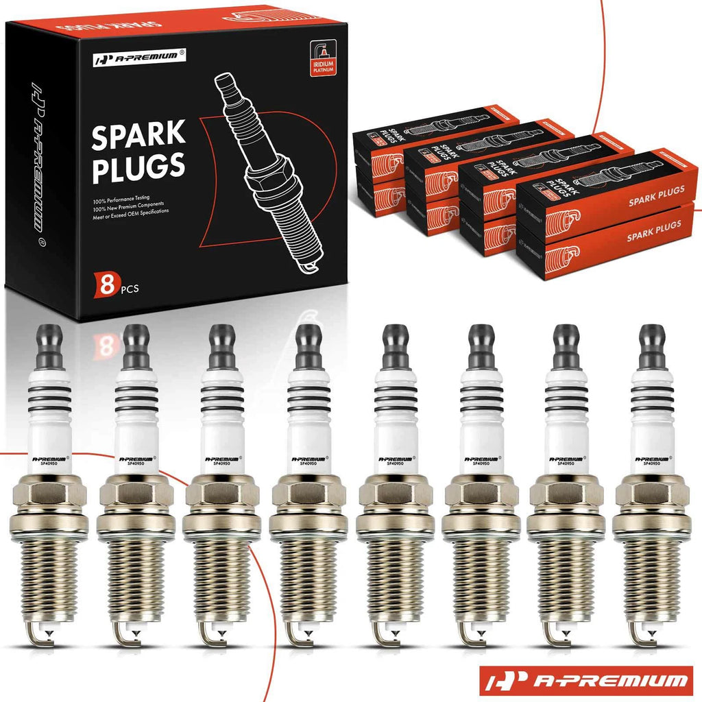 8x Iridium Platinum Spark Plugs for Jeep Grand Cherokee (1999–2004)