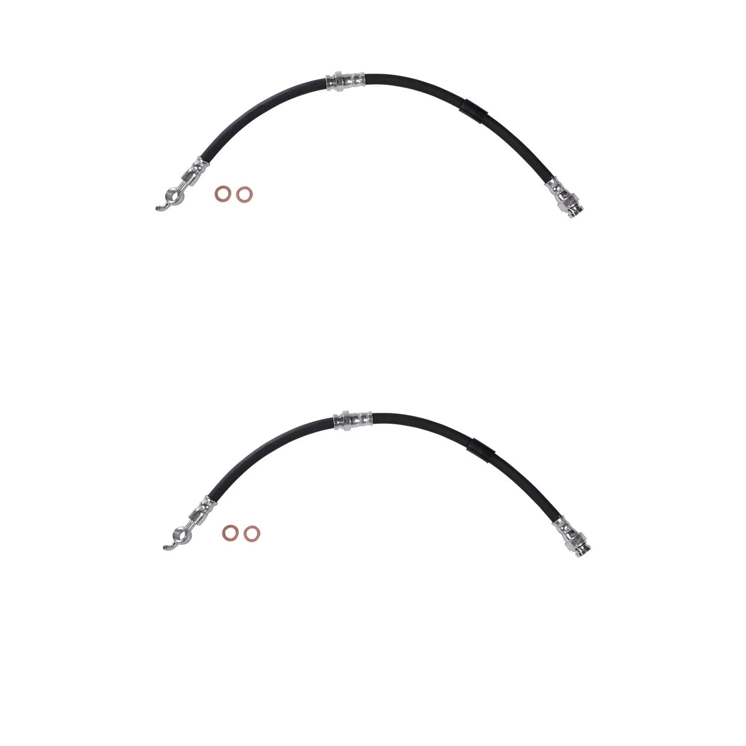 Set of 2 Front Brake Hydraulic Hoses for Mazda CX-7, CX-9 (2007–2015)
