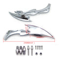 Set of 2 Chrome Arrow Racing Mirrors for Honda CBR600RR 900 929 954 1000RR
