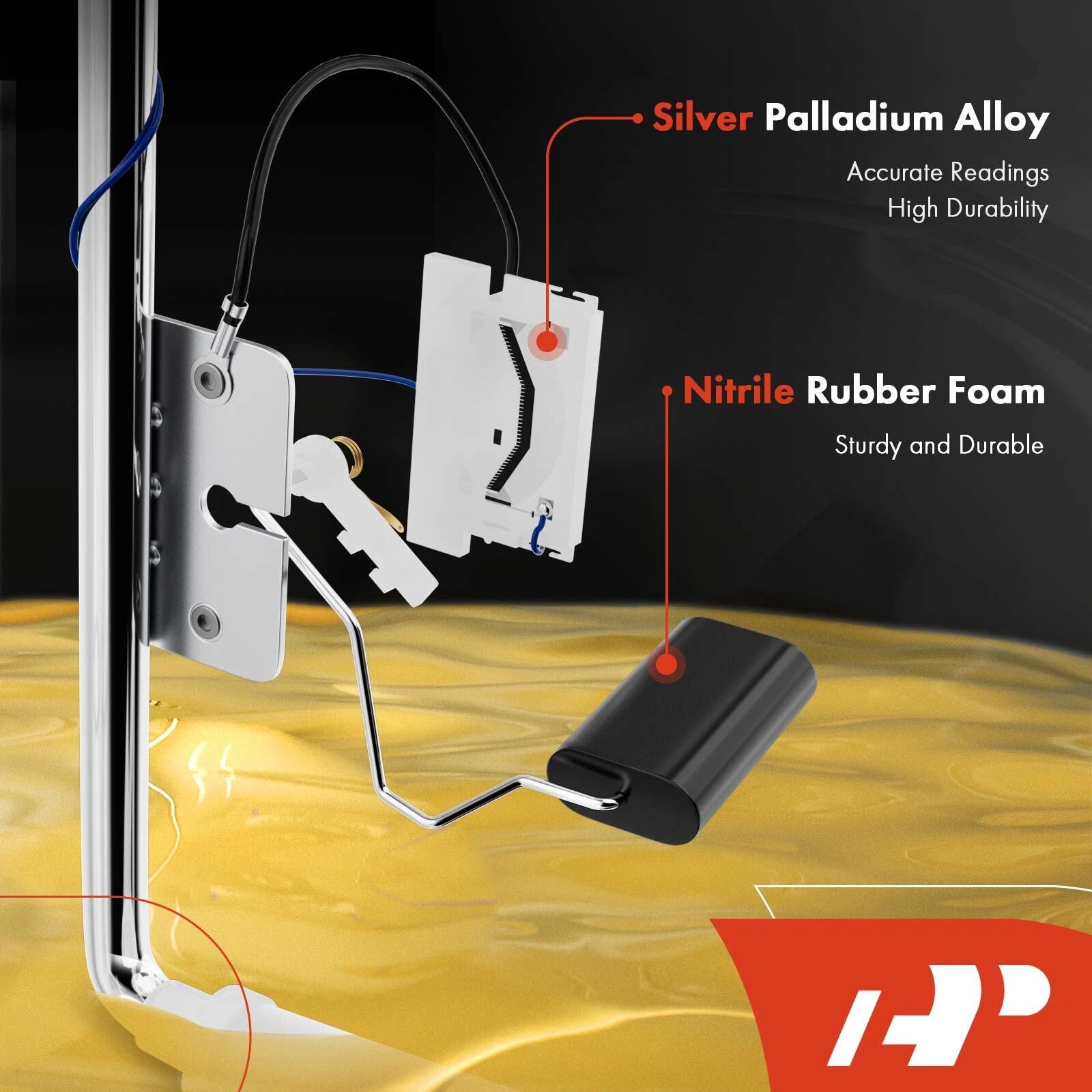 Fuel Tank Sending Unit with Float for Chevy C3500 K3500 (1990-1995)