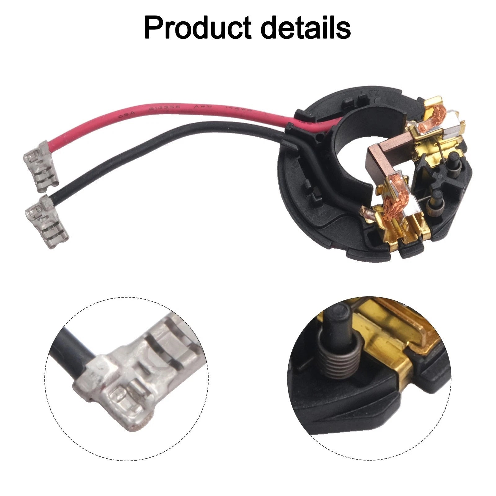 Carbon Brush Holder for Mak DHP482RME DHP482RAE (High Temperature Resistance)