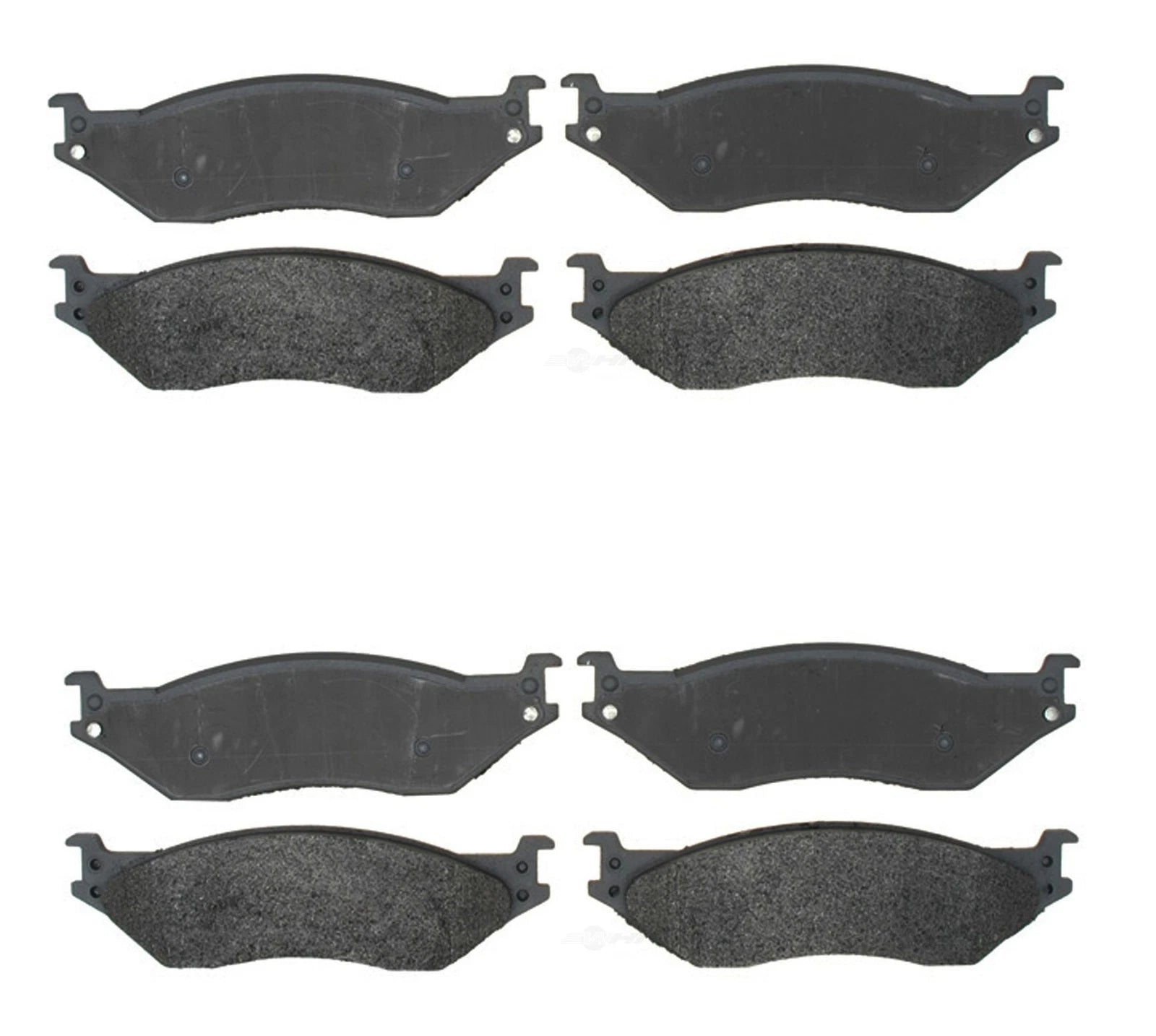 Set of 4 Semi Metallic Brake Pads for Ford F59 (2017–2017)