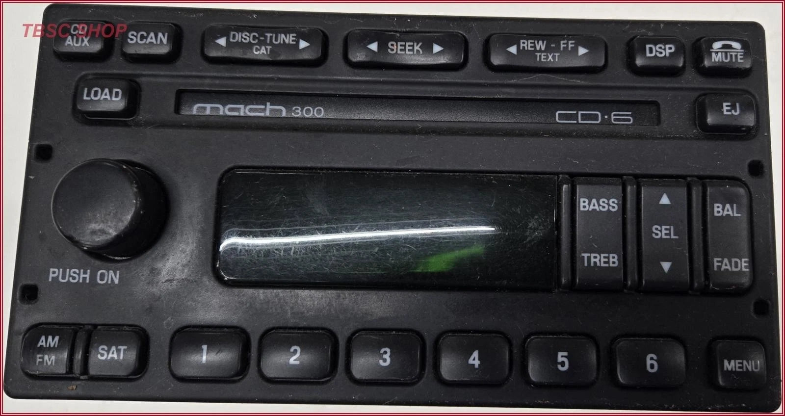 Sat Radio 6 CD Disc Player for Ford Mercury Mach 300 (2003–2004) 5L8T-18C815-CE