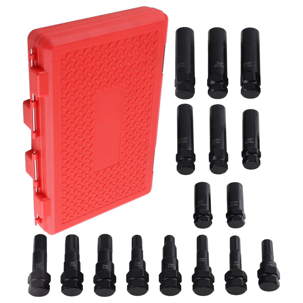 Lug-Nut Key Set Wheel-Lock Removal Tool Kit for Aftermarket Wheels (2015–2020)