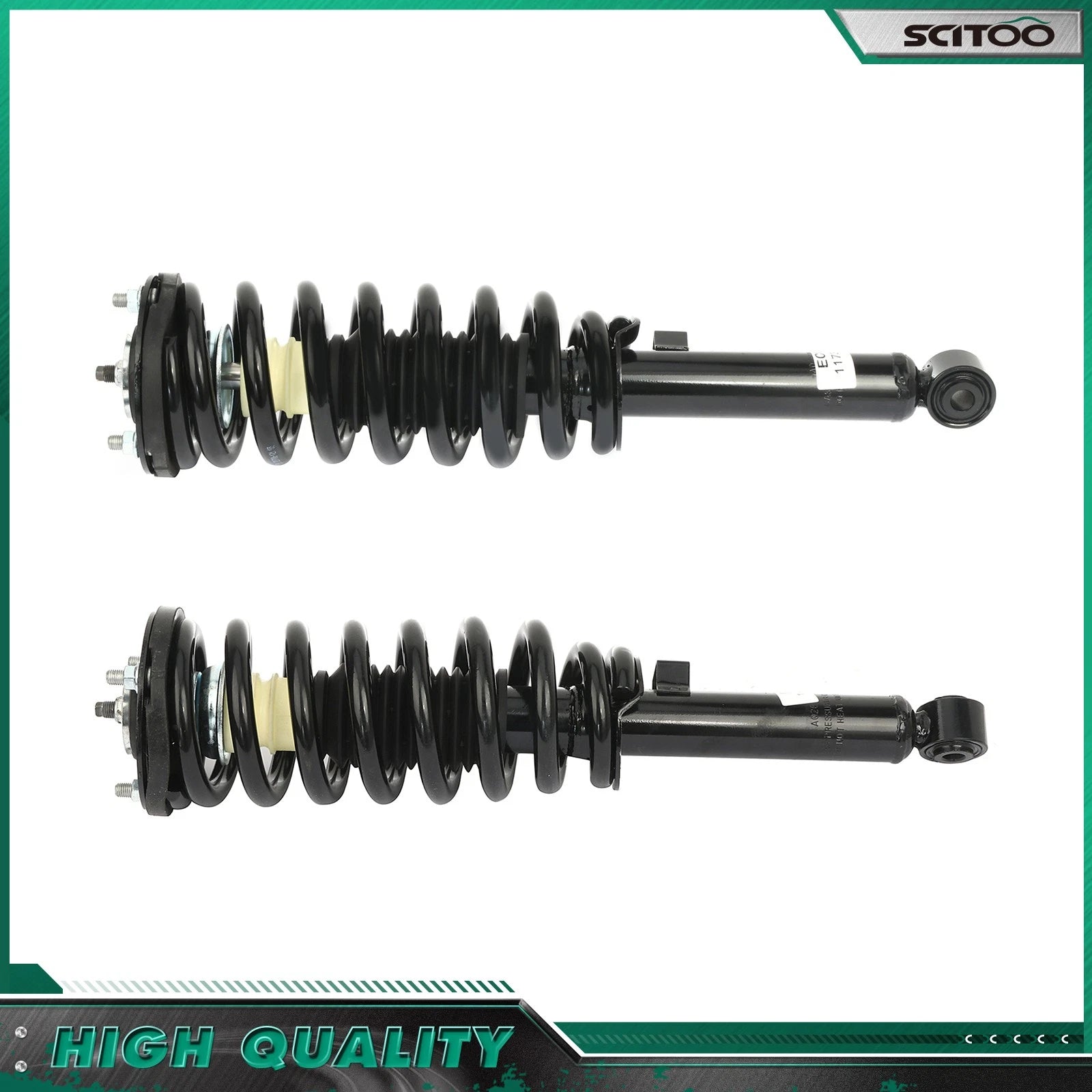 Set of 2 Complete Shocks Struts & Coil Spring Mount for Kia Sorento (2003–2009)
