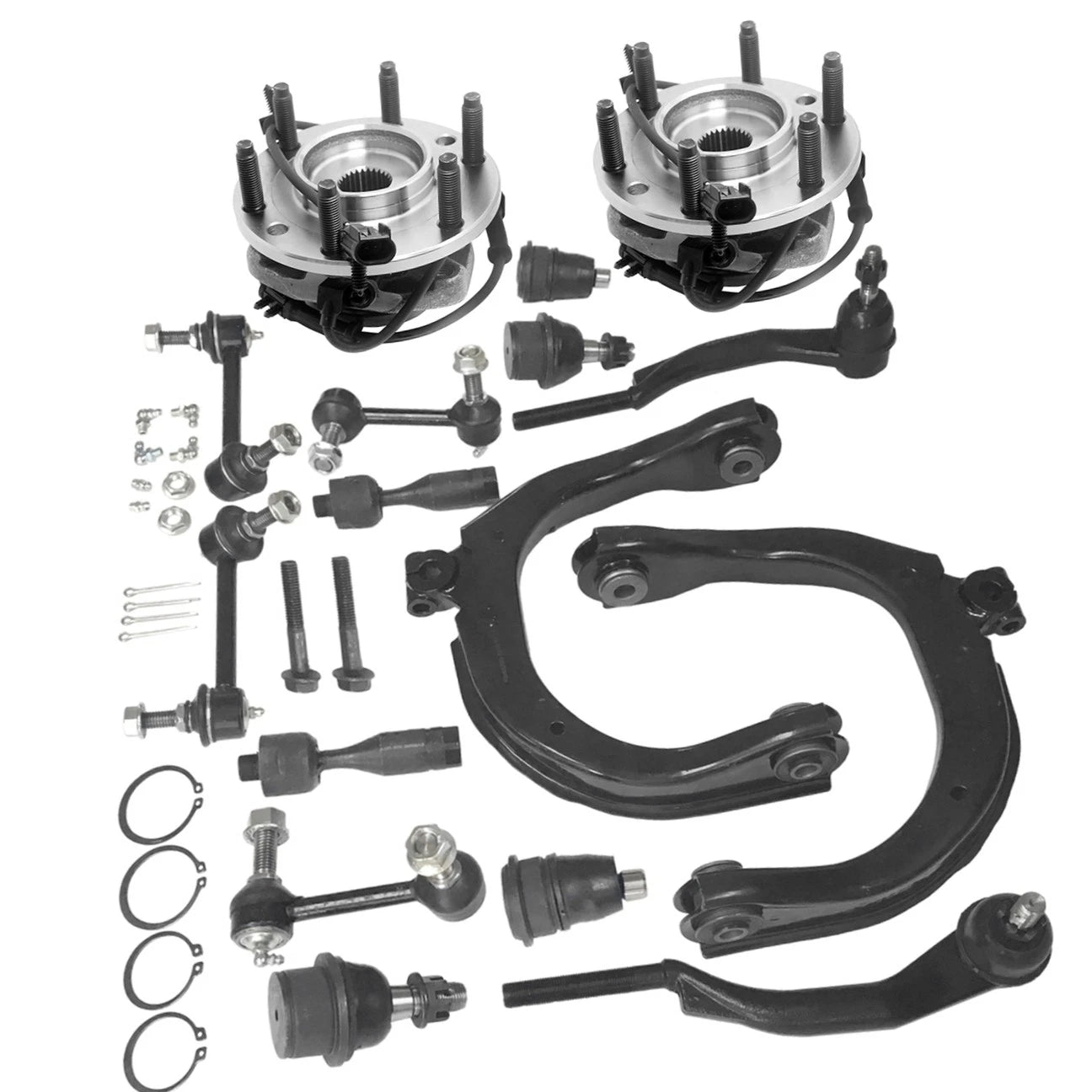 Control Arms Ball Tie Rod 16mm w/Wheel Hub for Trailblazer Envoy Bravada (2002–2009)