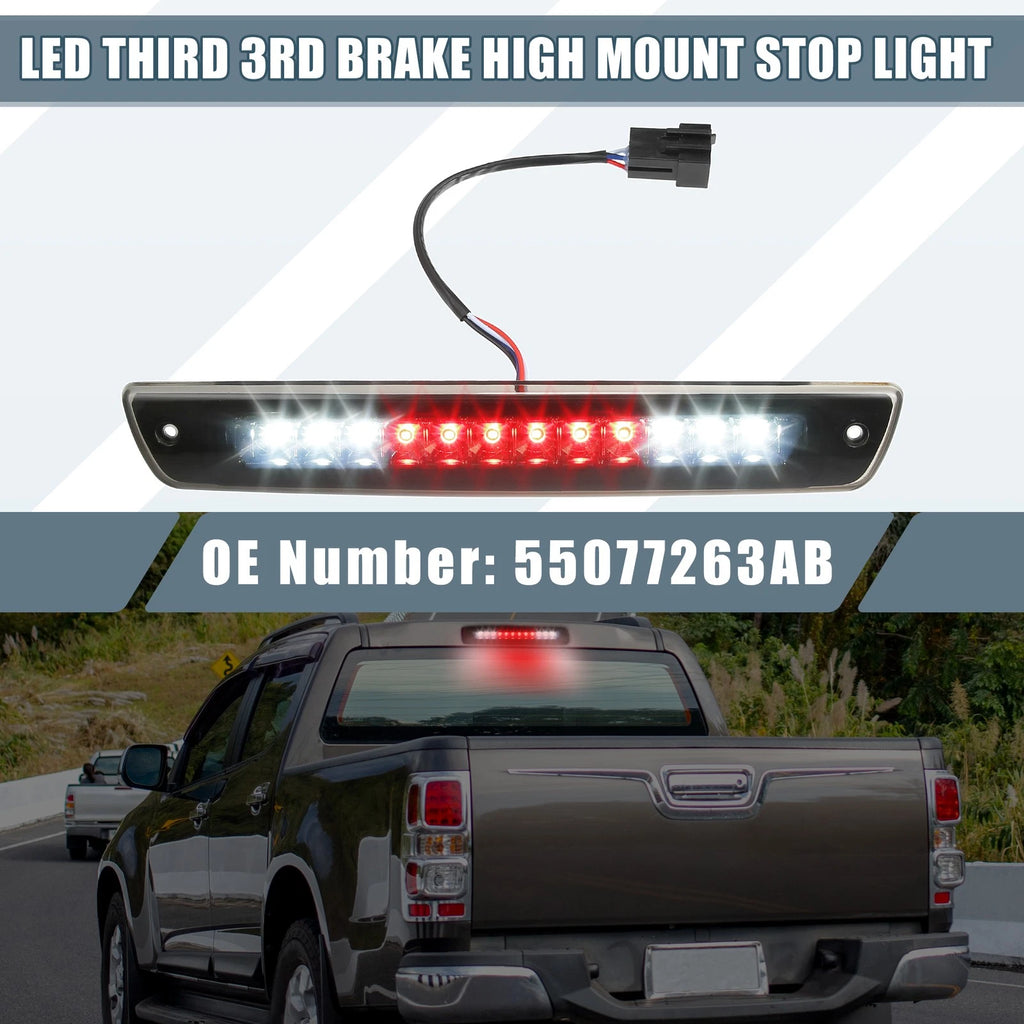 High Mount Stop Light 55077263AB for Dodge Ram 1500/2500 (2002–2008) Smoked Lens