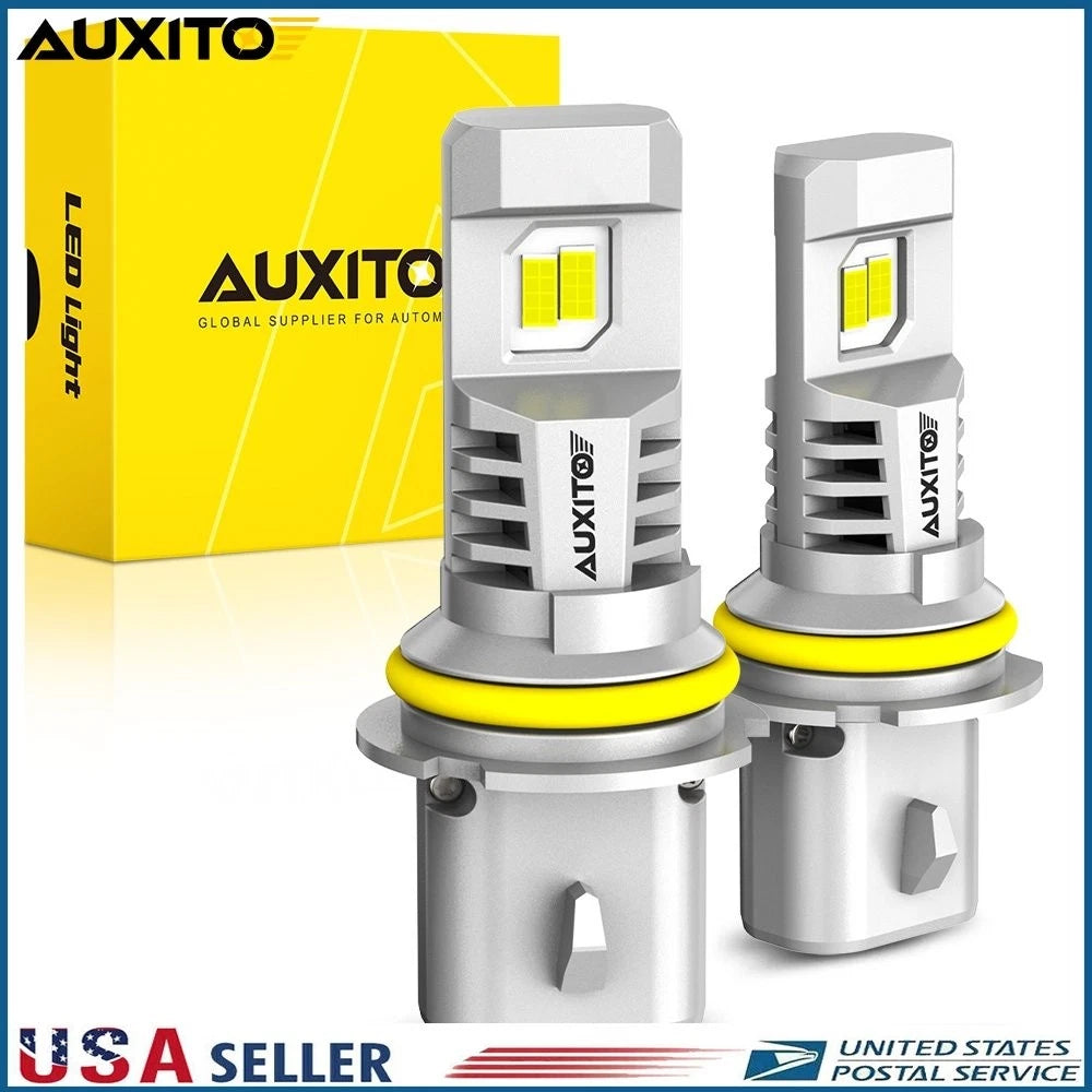2Pcs 9007 LED Headlight Low Beam Bulbs 60W 6500K for