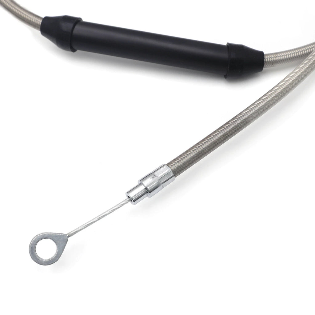 16" Stainless Extended Brake Cable for Harley Softail Deuce FXSTD (2007)