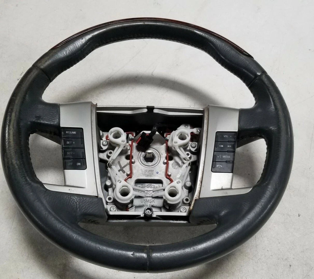 Steering Wheel for Ford Flex (2009–2012) Gray with Wood Accent
