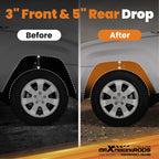 3" Front 5" Rear Lowering Springs + Flip Kit for Ford F100 F150 2WD (1980–1996)