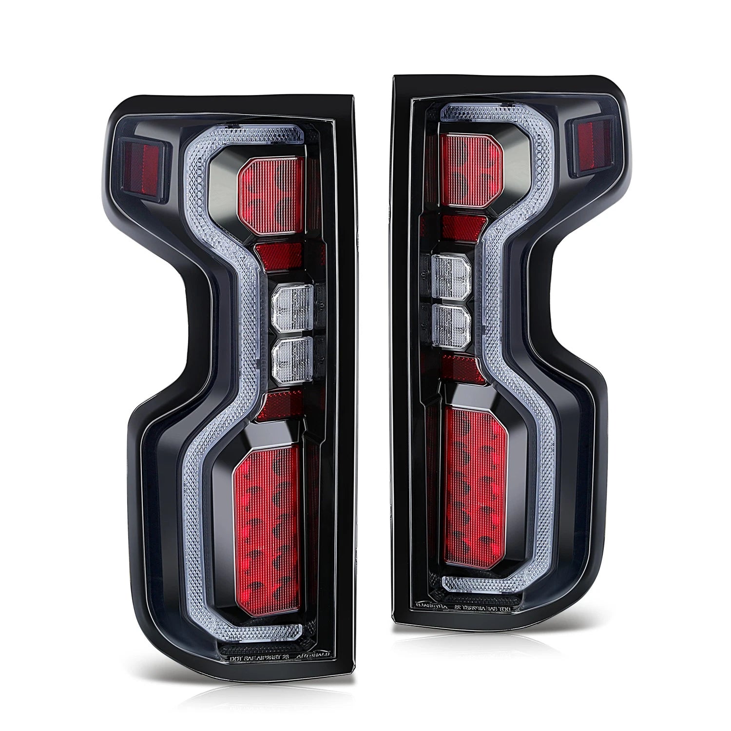 3D LED Bar Halo Ring Projector Headlights for Freightliner Cascadia (2008–2017)