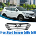 Front Hood Bumper Grille for Hyundai Santa Fe (2013) - No.86350B8000, Black