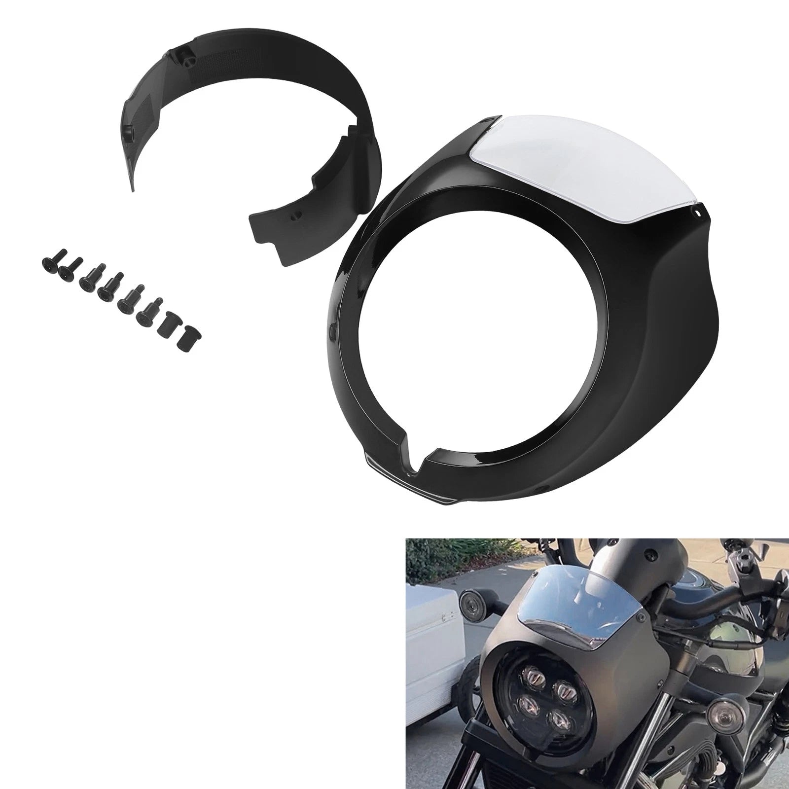 Headlight Fairing with Clear Windshield for Honda Rebel CMX1100 (2021–2023)