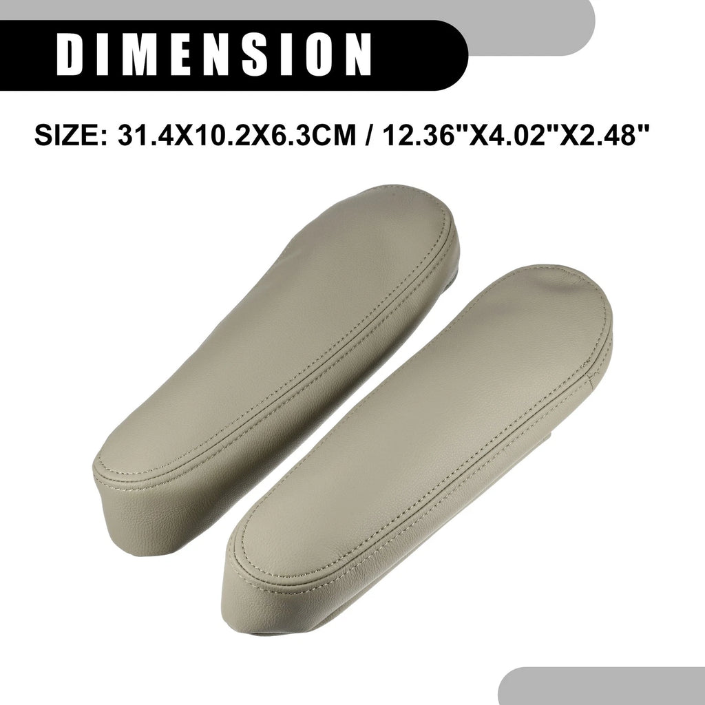 1 Pair Center Console Seat Armrest Cover for Toyota Sequoia (2001–2007) Beige
