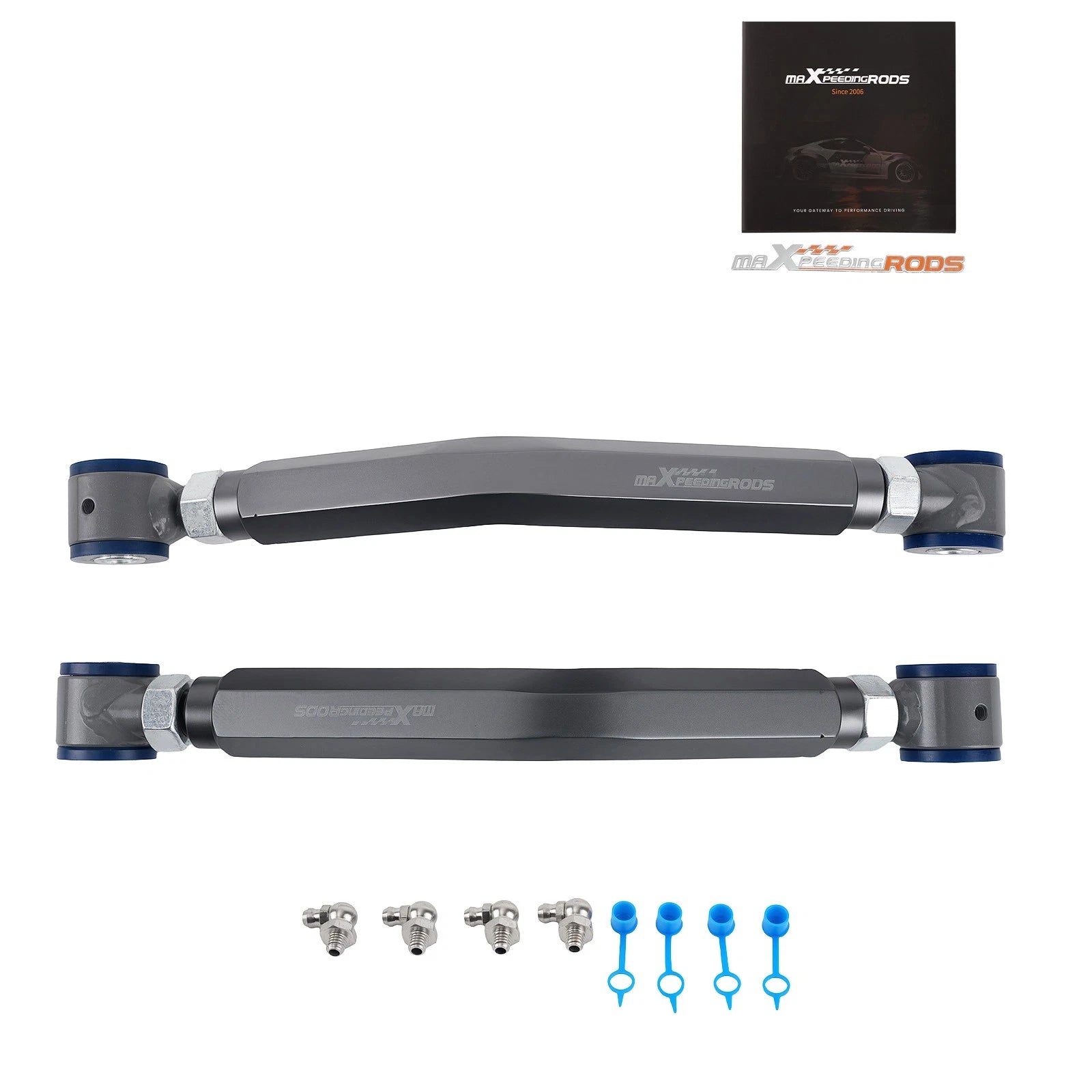 Pair Adjustable Rear Upper Camber Control Arms For Dodge Charger LX/LD 2006-2023