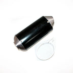 Chrome CNC Exhaust Muffler + Clamp for 125cc 160cc Pit Pro Dirt Bike (2010–2023)