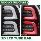 LED Tube Tail Lights for Toyota Tacoma (2005–2015)