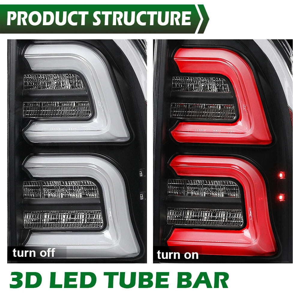 LED Tube Tail Lights for Toyota Tacoma (2005–2015)