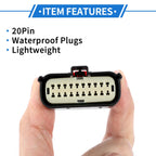 20 Pin Headlight Connector Plug Female for Ford Mondeo 