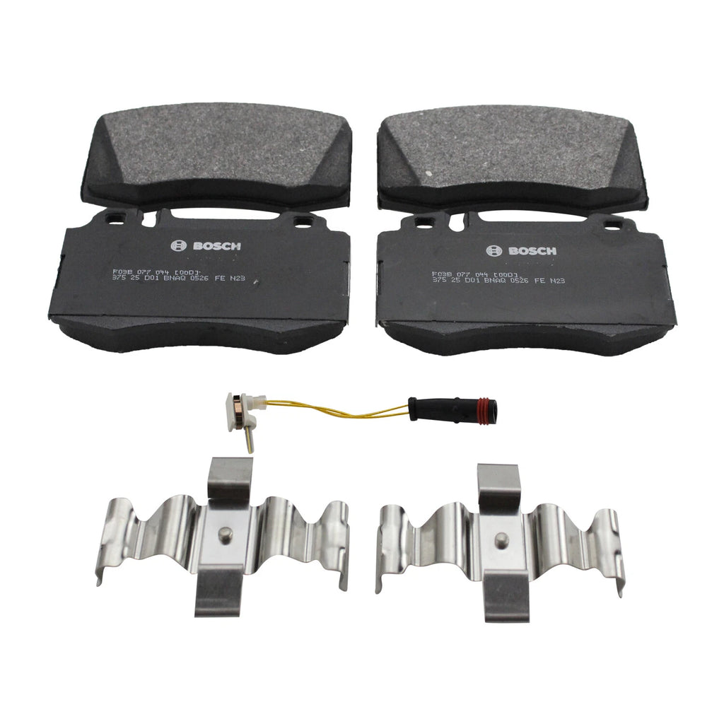 Set of 4 Bosch QuietCast Semi-Metallic Brake Pads for Mercedes C215 W163 W220 R129