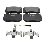Set of 4 Bosch QuietCast Semi-Metallic Brake Pads for Mercedes C215 W163 W220 R129