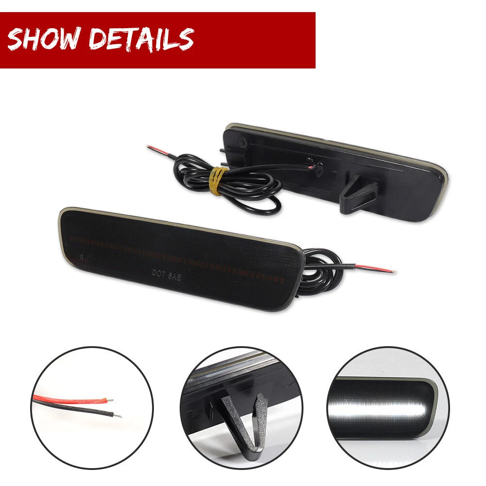 Smoked Lens LED Side Corner Signal Lights for Chrysler Pacifica (2004–2008)