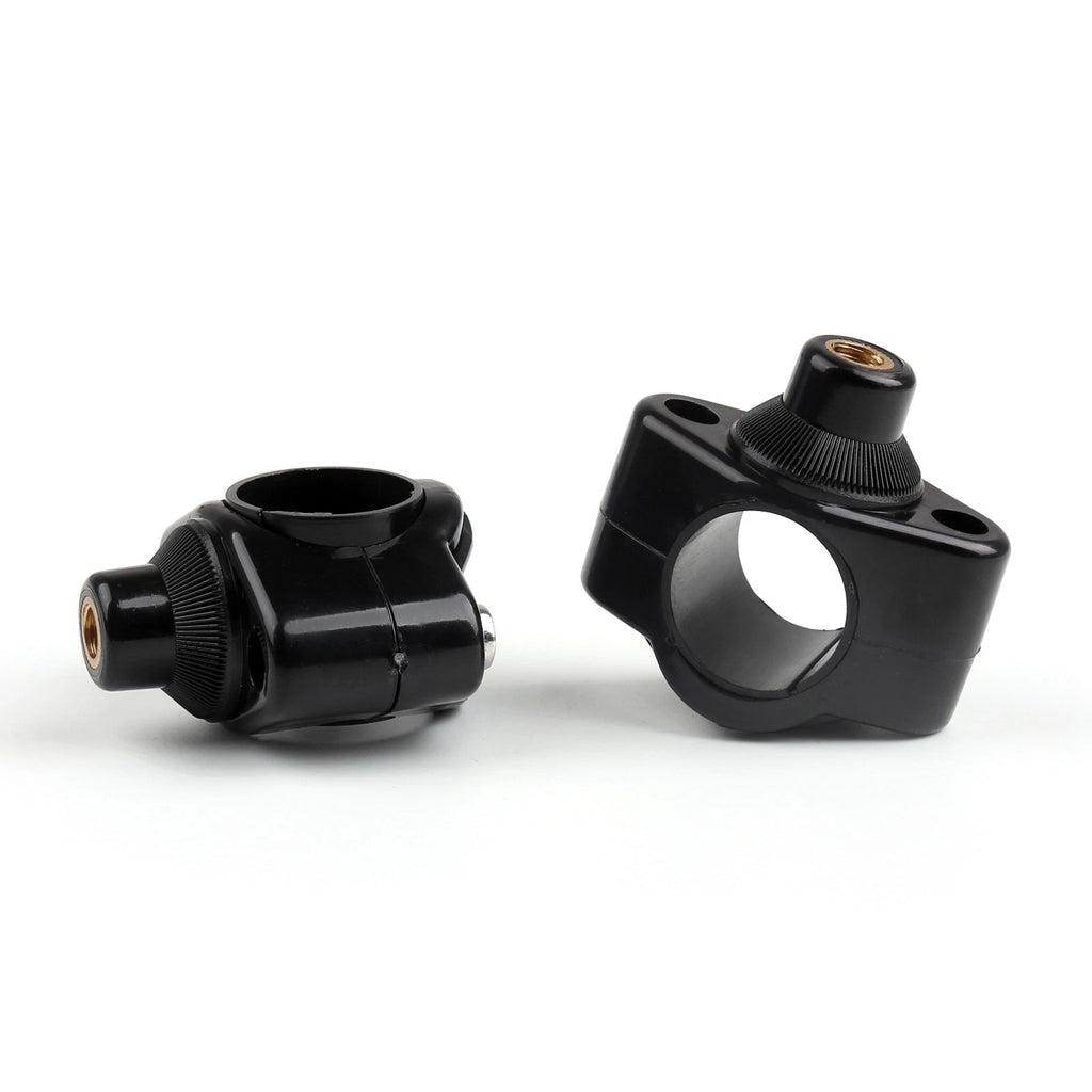 Set of 2 Windshield Mounting Hardware Handlebar Clamps 1" & 1 1/8"