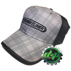 Freightliner Gray Plaid Stripe Hat for Freightliner Trucks (All Years)