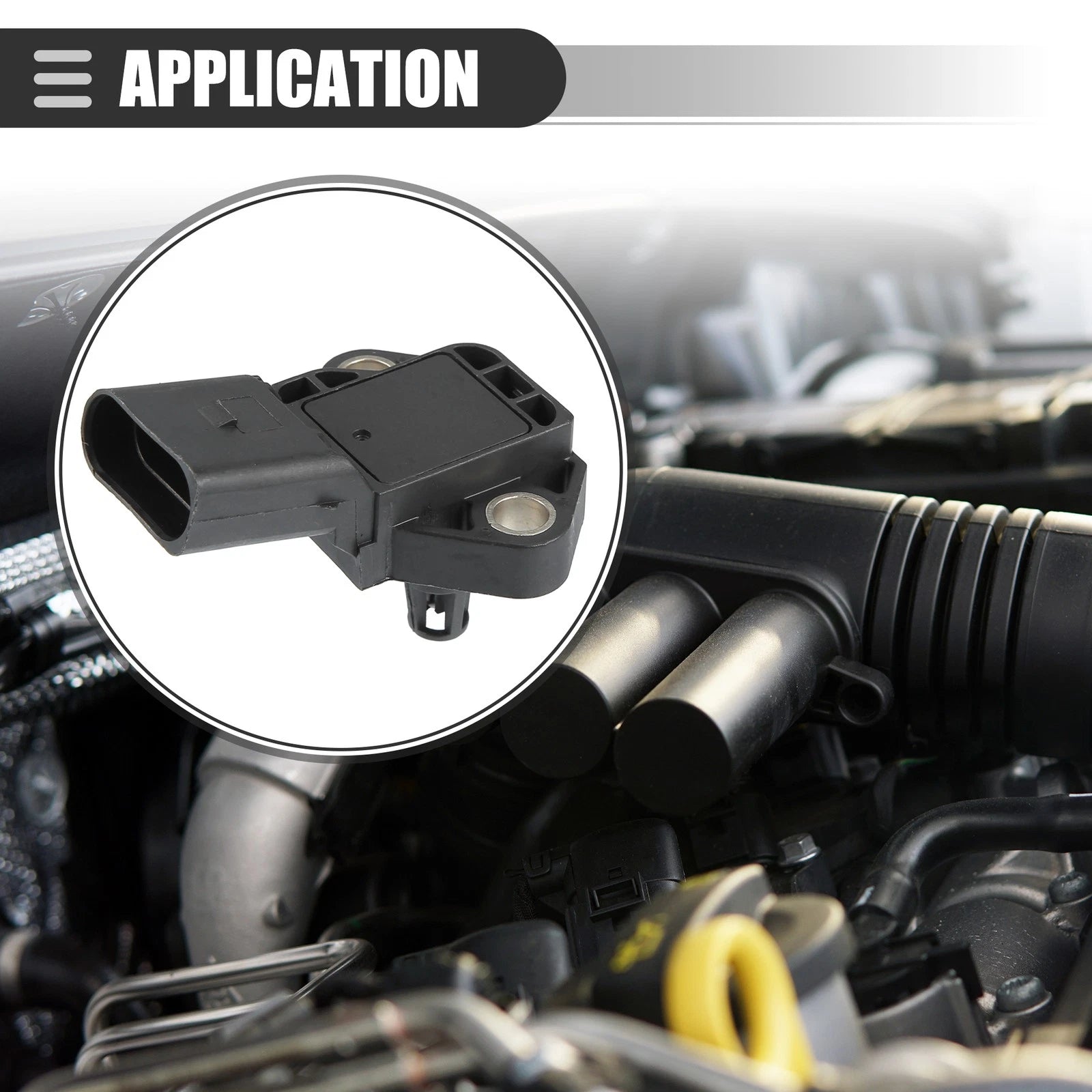 Manifold Air Pressure Sensor for Audi A1 (03K906051)