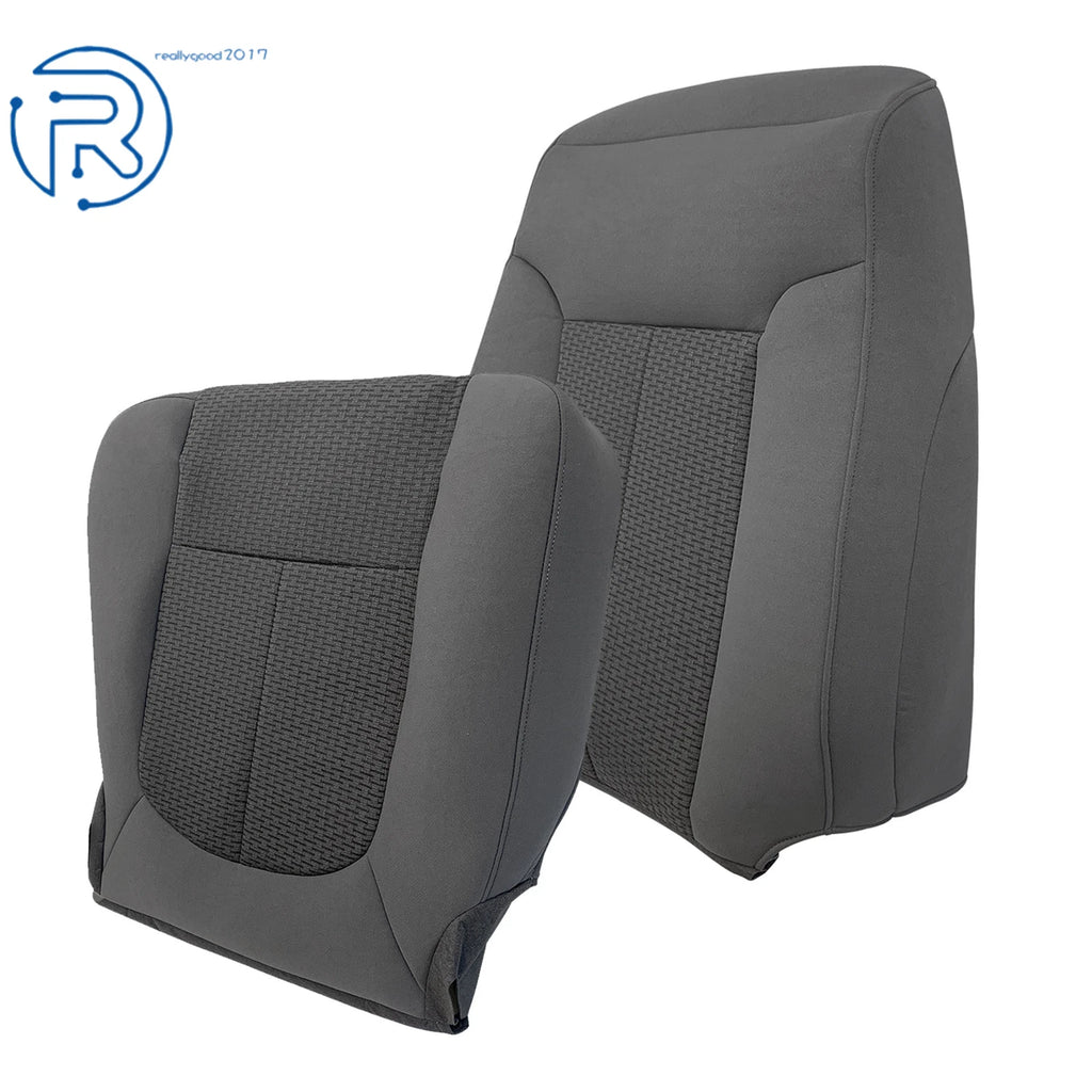 Seat Cover Set for Ford F250 F350 F450 F550 (2011–2016) Cloth Gray