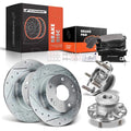 Drilled Rotors & Ceramic Brake Pads Set for Honda Accord 