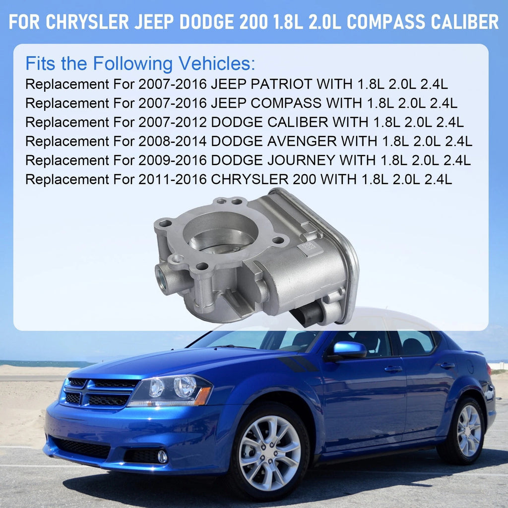 Throttle Body for Jeep Chrysler Dodge Compass Caliber (2007-2018)