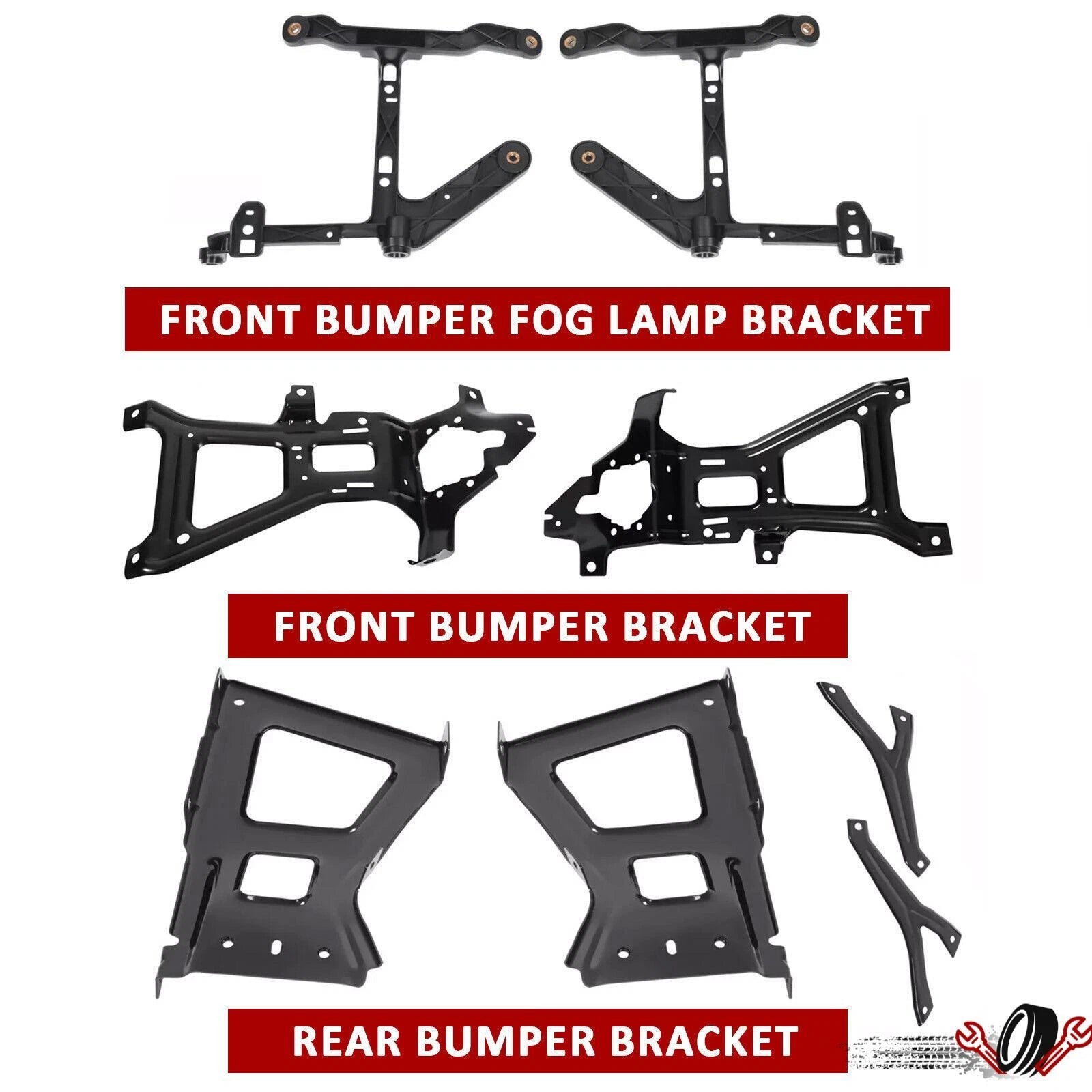 Bumper Bracket Fog Light for Ram 1500 (2013–2024)