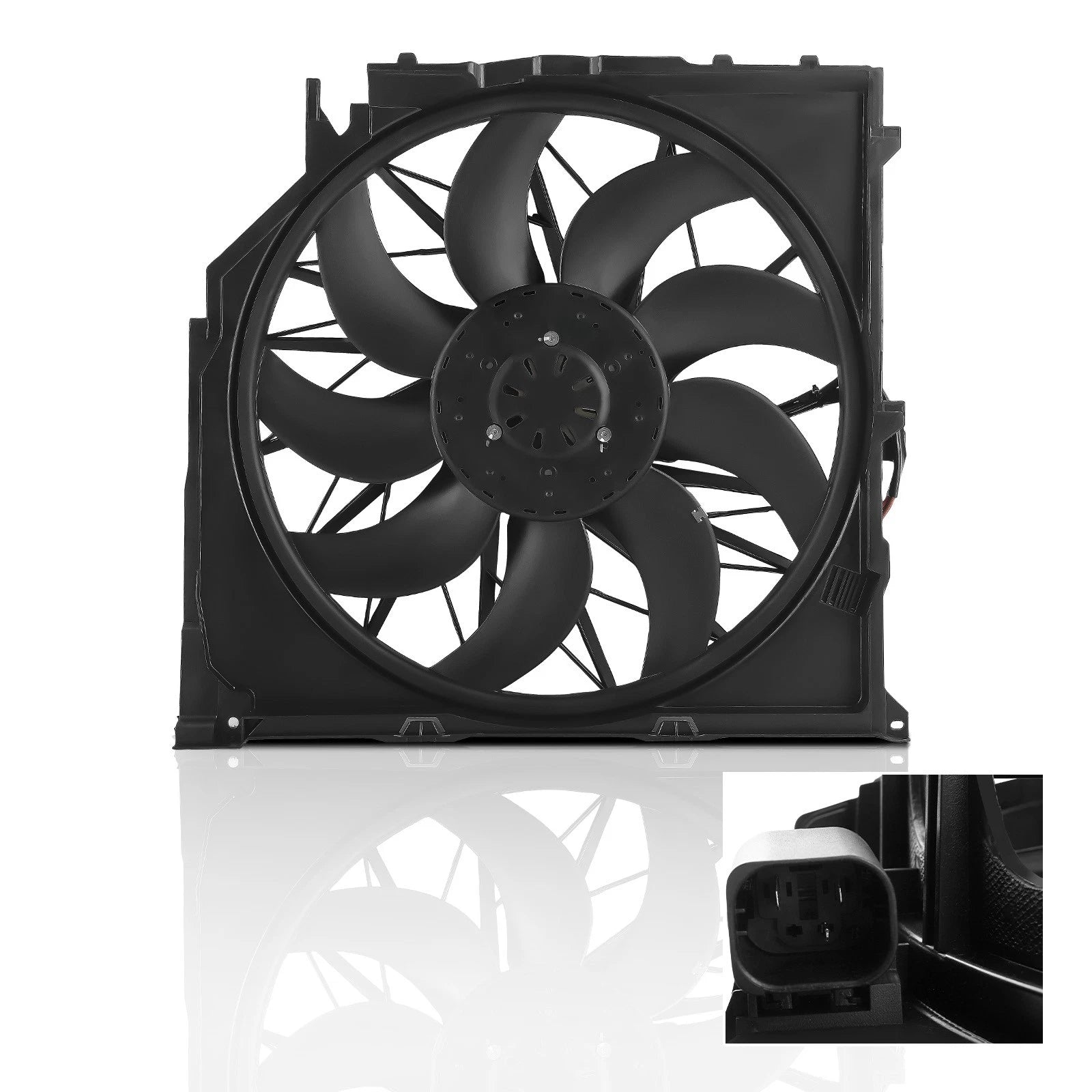Radiator Cooling Fan Assembly for BMW X3 (2004–2010)