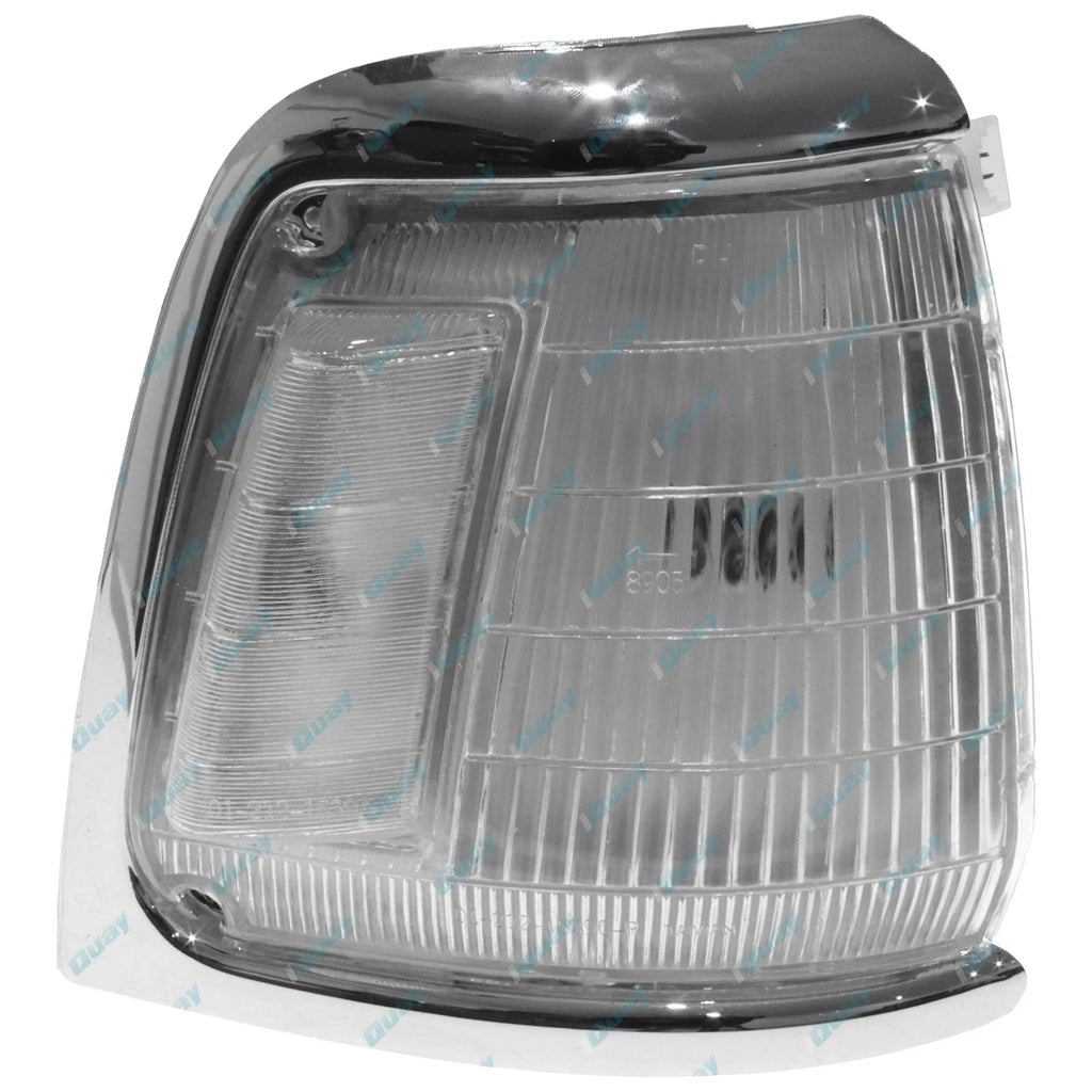RH Chrome Corner Light W/ Clear Hump for Toyota Hilux LN85 RN85 4cyl 2.4L 91-97