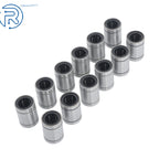 12Pcs LM25UU Linear Ball Bearings for Various Applications (40mm OD, 25mm Bore)