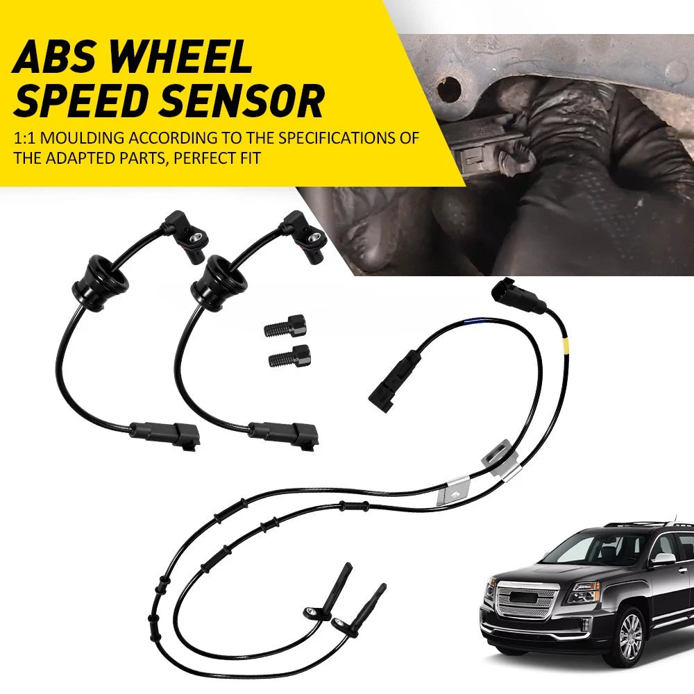 Set of 4 ABS Wheel Speed Sensors for Chevrolet Equinox GMC Terrain (2010–2017)