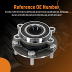 Front Wheel Hub Bearing Kit for Mazda CX-5 (2013–2021) 513347 4-Bolt Flange