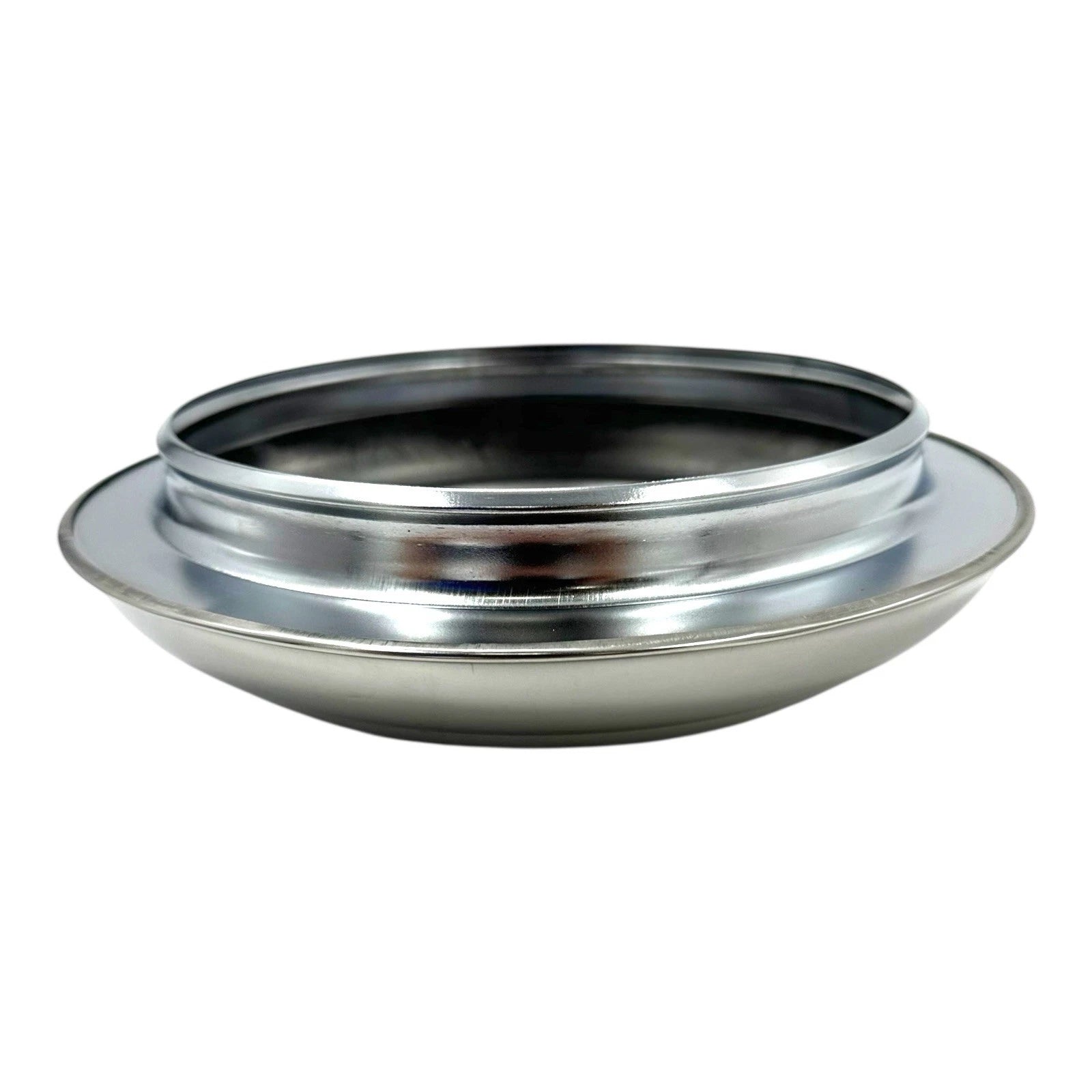 Licensed 7.5" Stainless Steel Hubcaps with Ford Script for Aftermarket Rims (4)